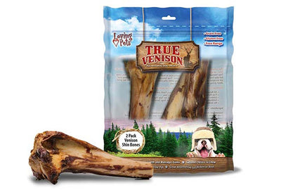 Loving Pets Venison Shin Bones - Natural Dog Chew, Small