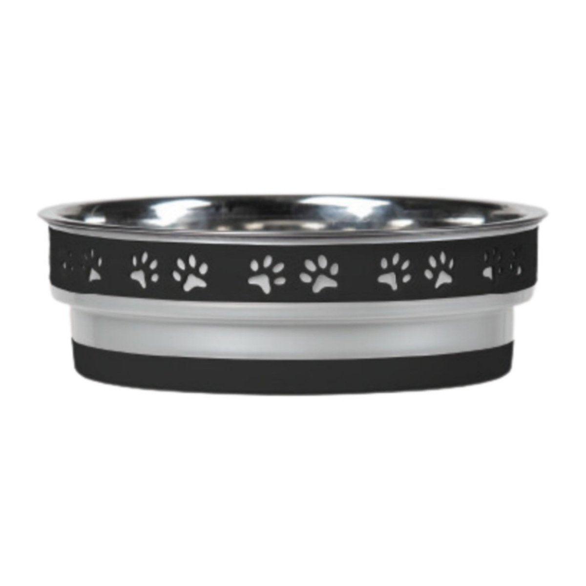 Loving Pets Corsa Pet Bowl Stealth Black, 1ea/MD - Pets Perfect