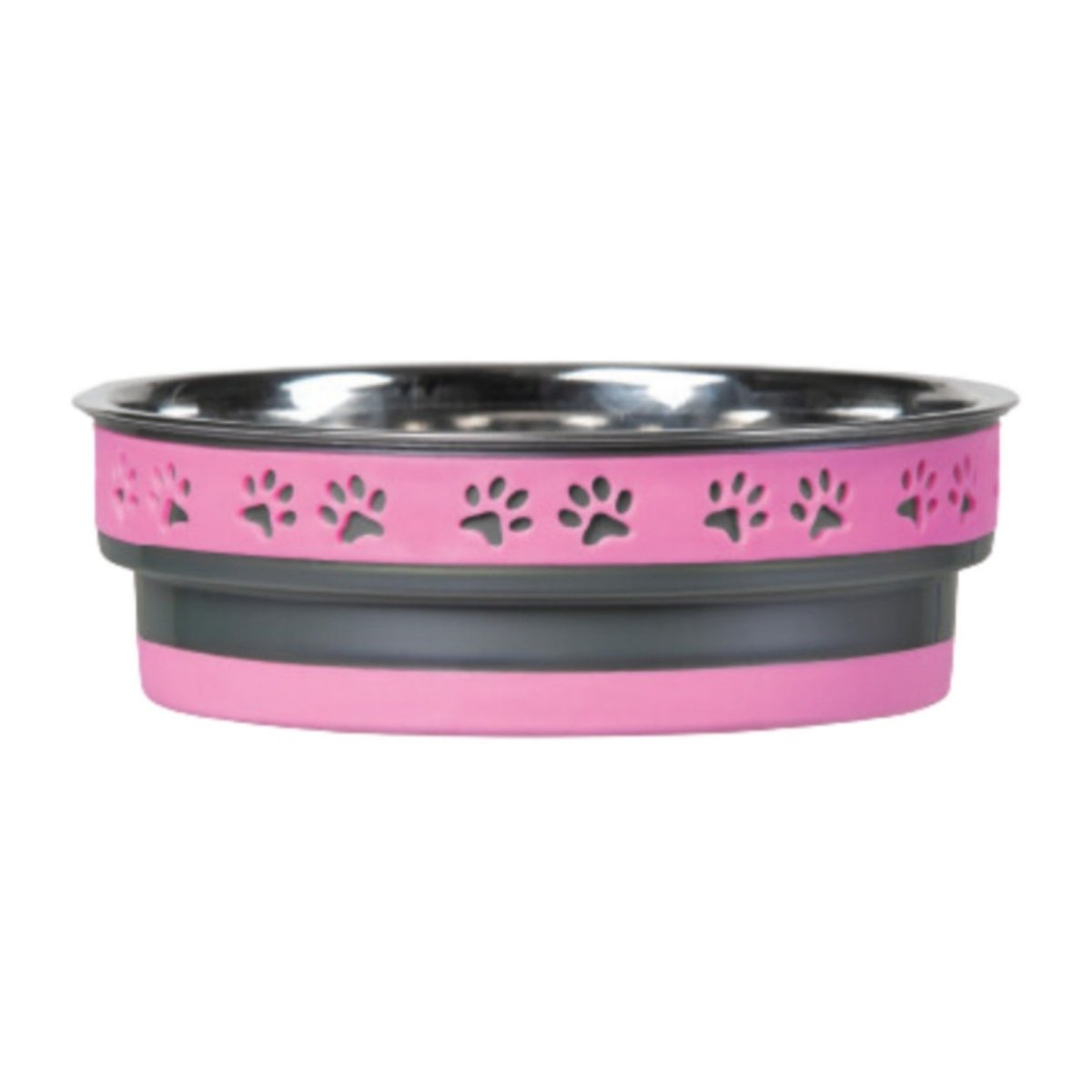 Loving Pets Corsa Pet Bowl Fiery Pink, 1ea/MD - Pets Perfect