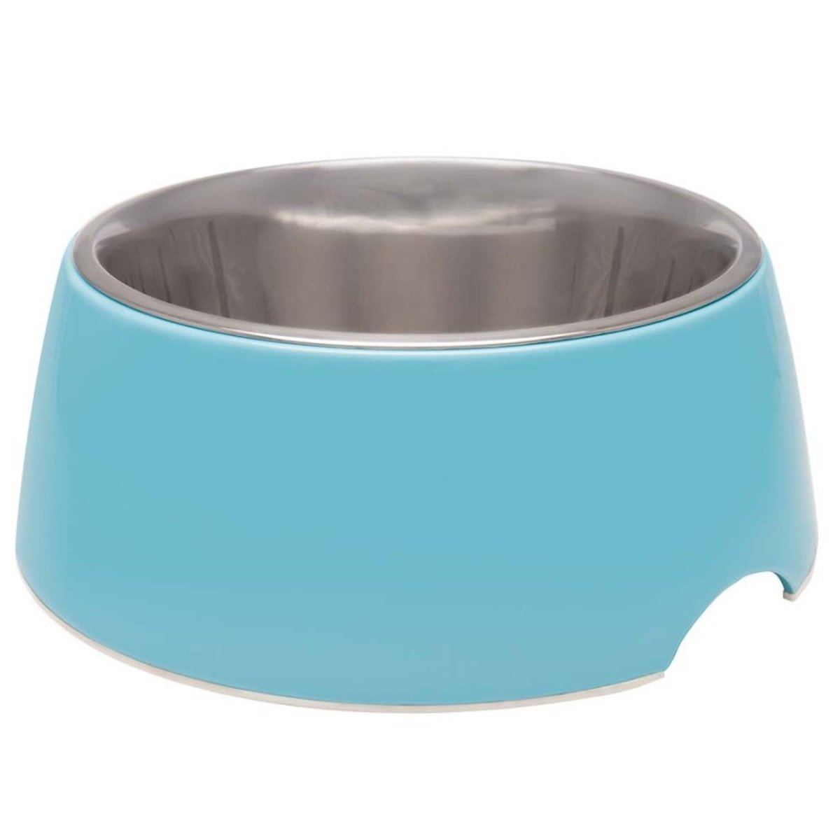 Loving Pets Retro Bowl Electric Blue, 1ea/SM - Pets Perfect