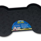 Loving Pets SpillProof Bone Shaped Dog Mat Black, 1ea/LG - Pets Perfect