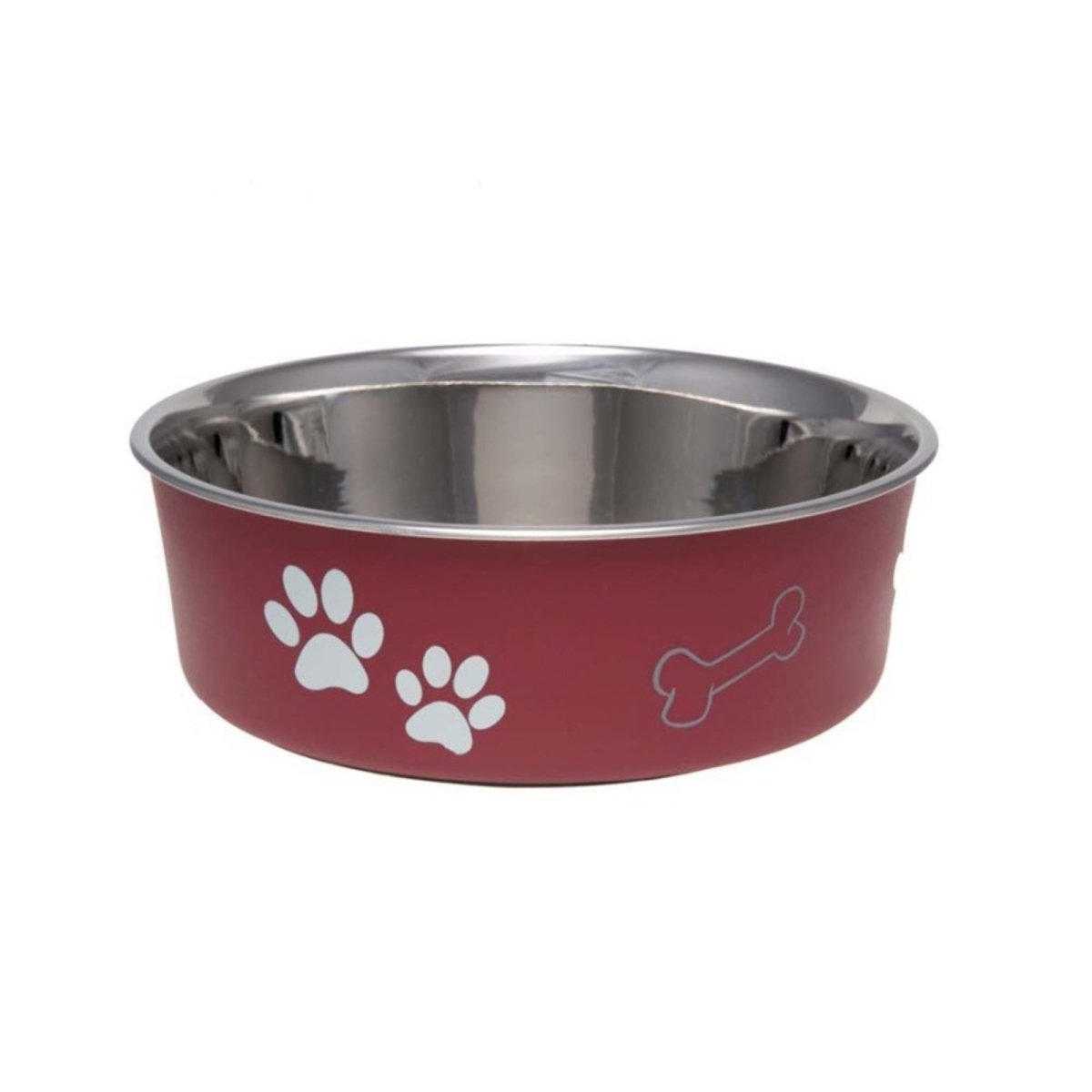Loving Pets Classic Dog Bowl Merlot, 1ea/LG - Pets Perfect