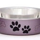 Loving Pets Metallic Dog Bowl Grape, 1ea/SM - Pets Perfect
