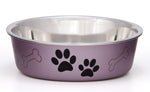 Loving Pets Metallic Dog Bowl Grape, 1ea/SM - Pets Perfect