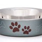 Loving Pets Metallic Dog Bowl Blueberry, 1ea/SM - Pets Perfect