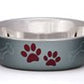 Loving Pets Metallic Dog Bowl Blueberry 1ea/XL - Pets Perfect