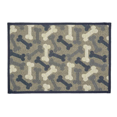 Loving Pets Bella Fashion Mats Bones, Denim