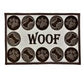 Loving Pets Fashion Mat Woof Chenille MultiColor, 1ea - Pets Perfect