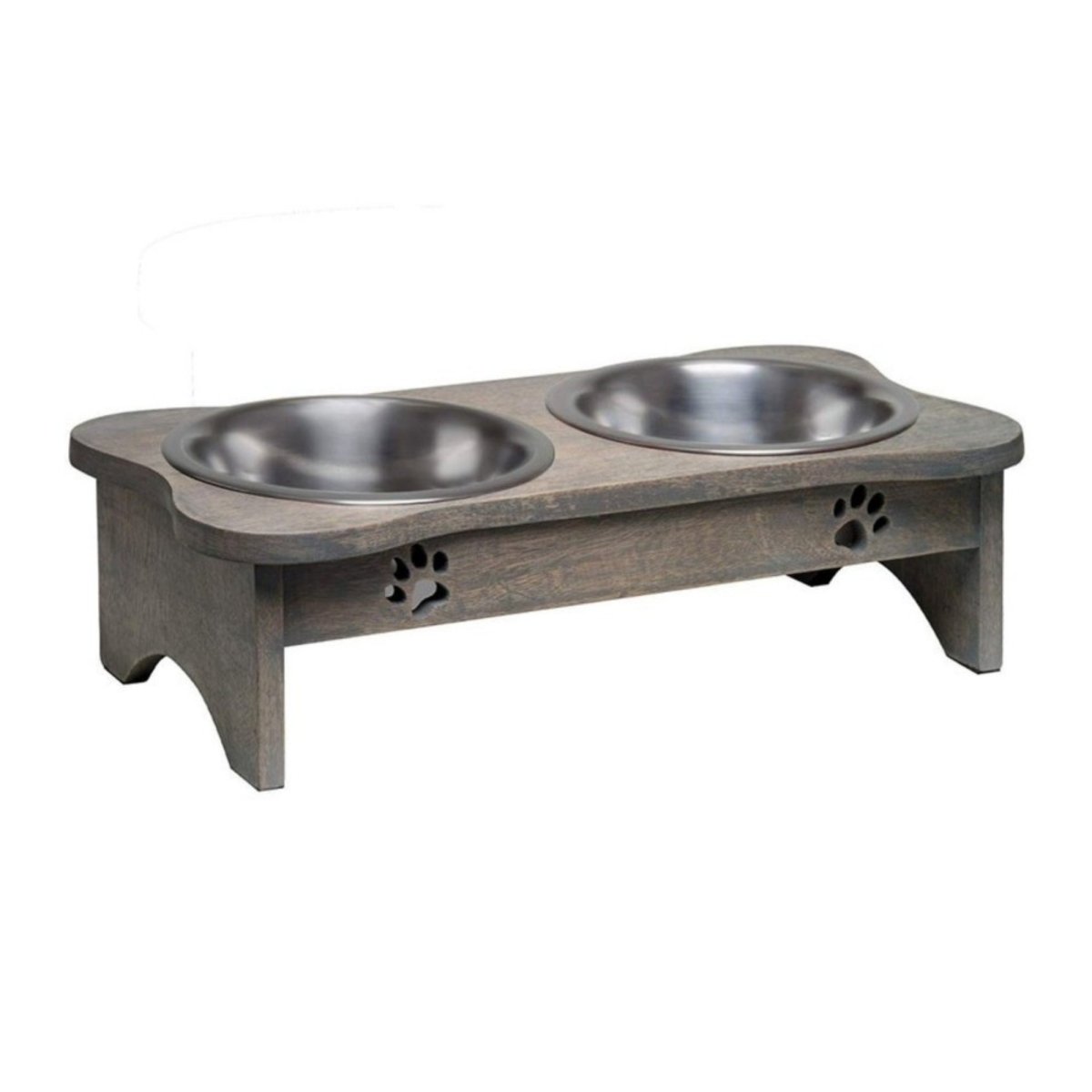 Loving Pets Black Label Wooden Modern Raised Diner 1ea/2 qt - Pets Perfect