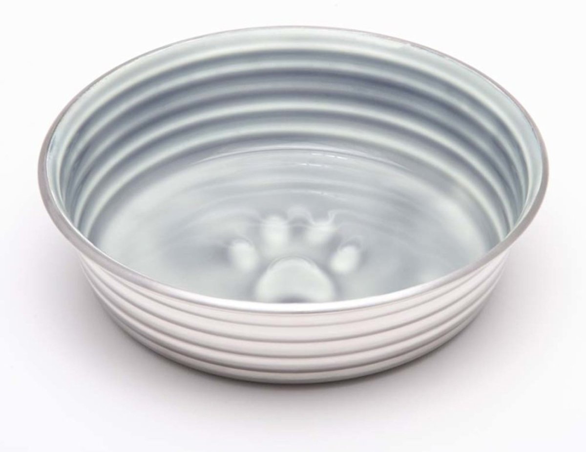 Loving Pets Le Bol Dog Bowl Parisian Grey, 1ea/LG - Pets Perfect
