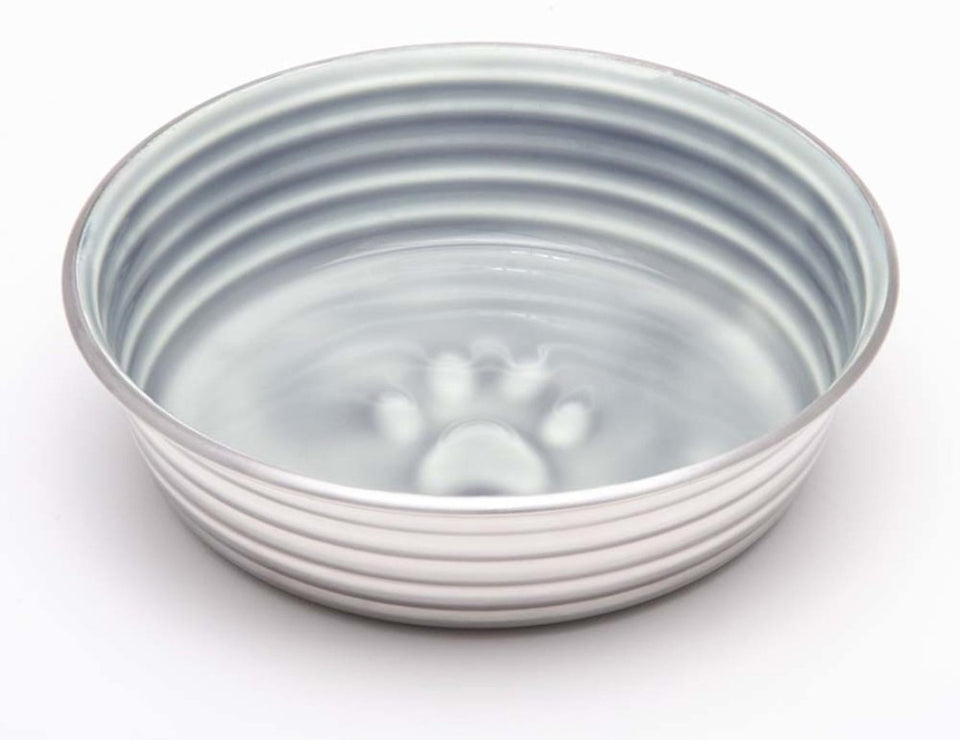 Loving Pets Le Bol Dog Bowl Parisian, Grey, Large