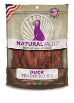 Loving Pets Natural Value Tender Dog Treats Duck, 1ea/14 oz - Pets Perfect