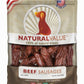Loving Pets Natural Value Sausages Dog Treats Beef, 1ea/13 oz - Pets Perfect