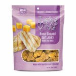Loving Pets Bone - Shaped Soft Jerky Chicken and Cheese Dog Treats 6oz - Pets Perfect