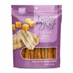 Loving Pets Soft Jerky Sticks Dog Treat Chicken Cheese, 1ea/6 oz - Pets Perfect