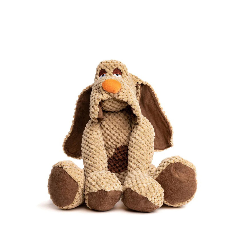 FabDog Floppy Dog Beige Large Plush Dog Toy
