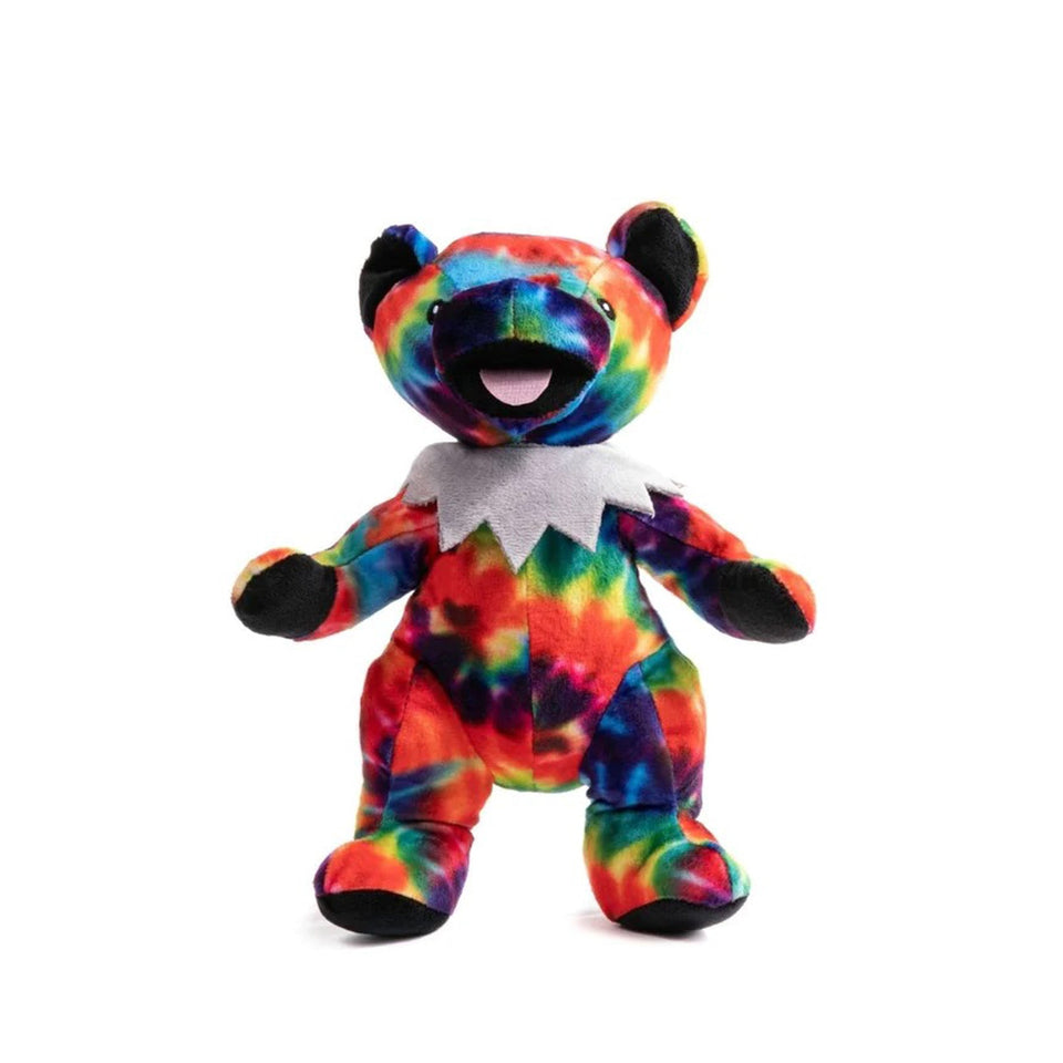 FabDog Grateful Dead Tie Dye Dancing Bear Plush Dog Toy - Small
