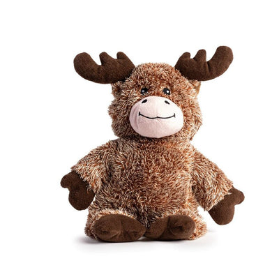 FabDog Fluffy Moose Plush Dog Toy - Large