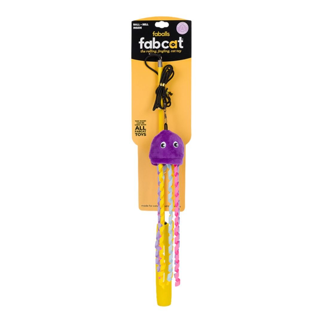 Fabcat Faball Teaser Jellyfish - Pets Perfect