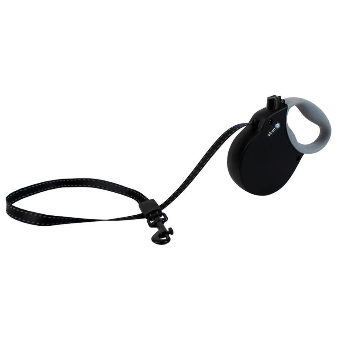 Alcott Adventure Retractable Belt Leash Black XSmall - 10Ft - Pets Perfect