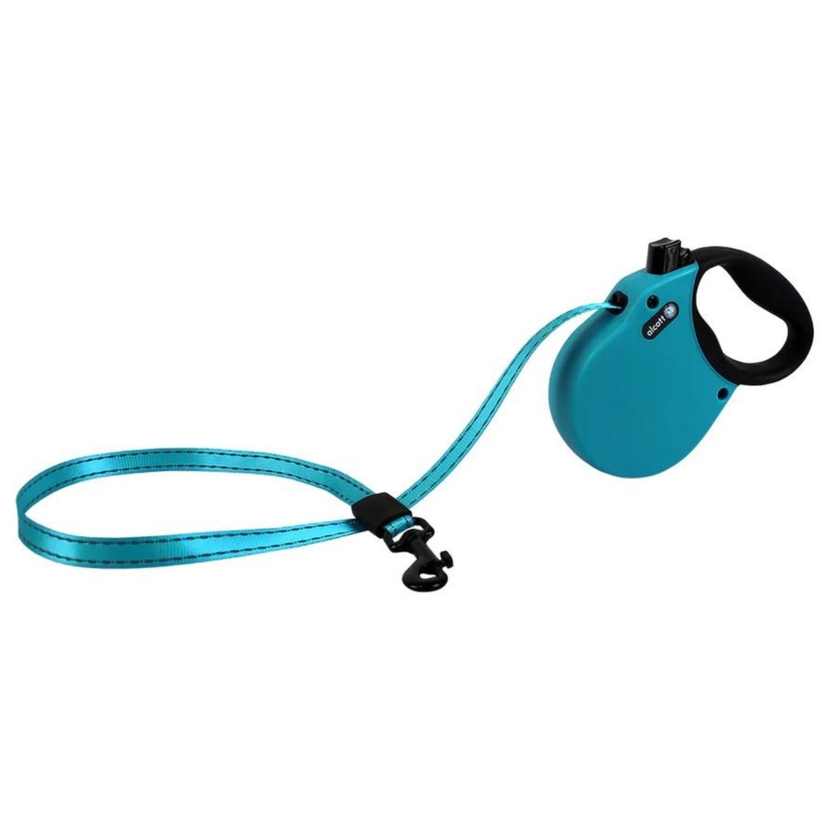 Alcott Adventure Retractable Belt Leash Blue XSmall - 10Ft - Pets Perfect