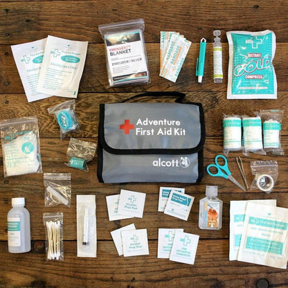 Adventure First Aid Kit Gray 46Pc - Pets Perfect