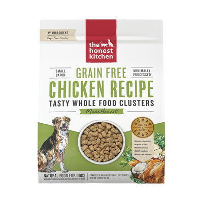 The Honest Kitchen Dog Clusters Grain-Free Chicken 5 lb