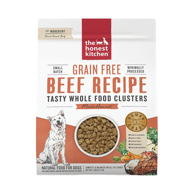 The Honest Kitchen Dog Clusters Grain-Free Beef 5 lb