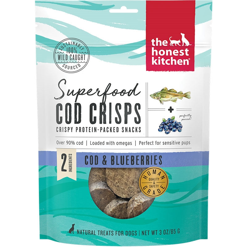 Honest Kitchen Dog Superfood Grain-Free Cod Blueberry 3 oz