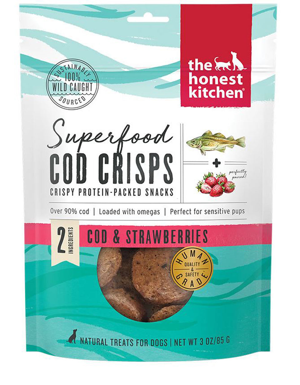 Honest Kitchen Dog Superfood Grain-Free Cod Strawberry 3 oz