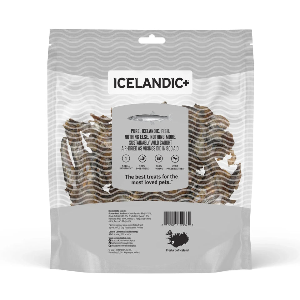 Icelandic Dog Capelin Whole Fish Bulk 12 oz - 8 Per Box, view 2