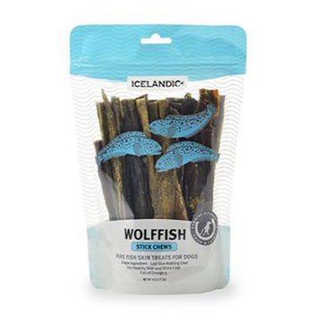 Icelandic+ Wolffish Skin Chew Stick Dog Treat 9 oz