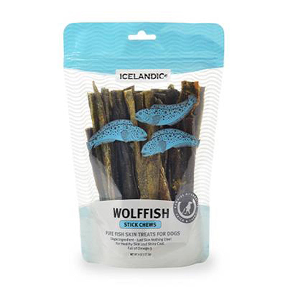 Icelandic+ Wolffish Skin Chew Stick Dog Treat 9 oz