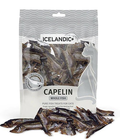 Icelandic Capelin Whole Fish & Pieces Cat Treats, 1.5 oz