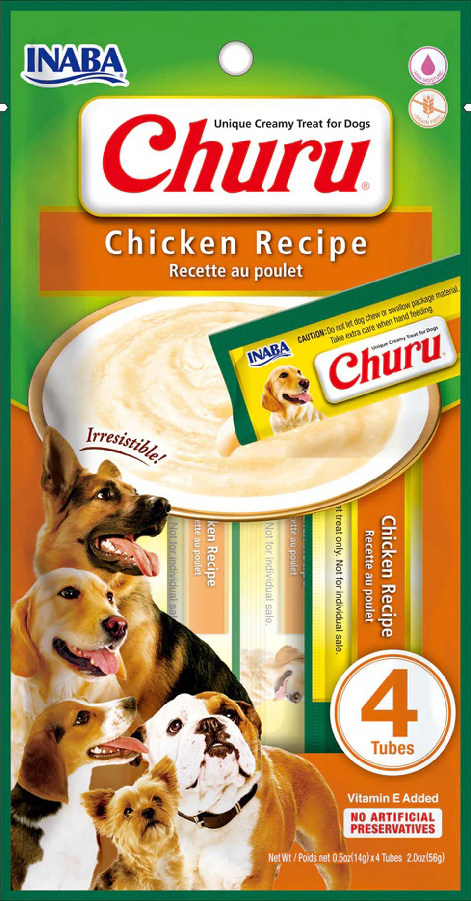 Inaba Dog Churu Tubes Chicken 2 oz. (6 ct)