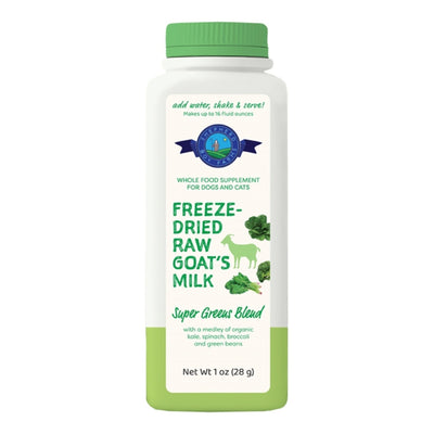 Shepherd Boy Farms Dog & Cat Freeze-Dried Raw Goat Milk Super Green 16oz.