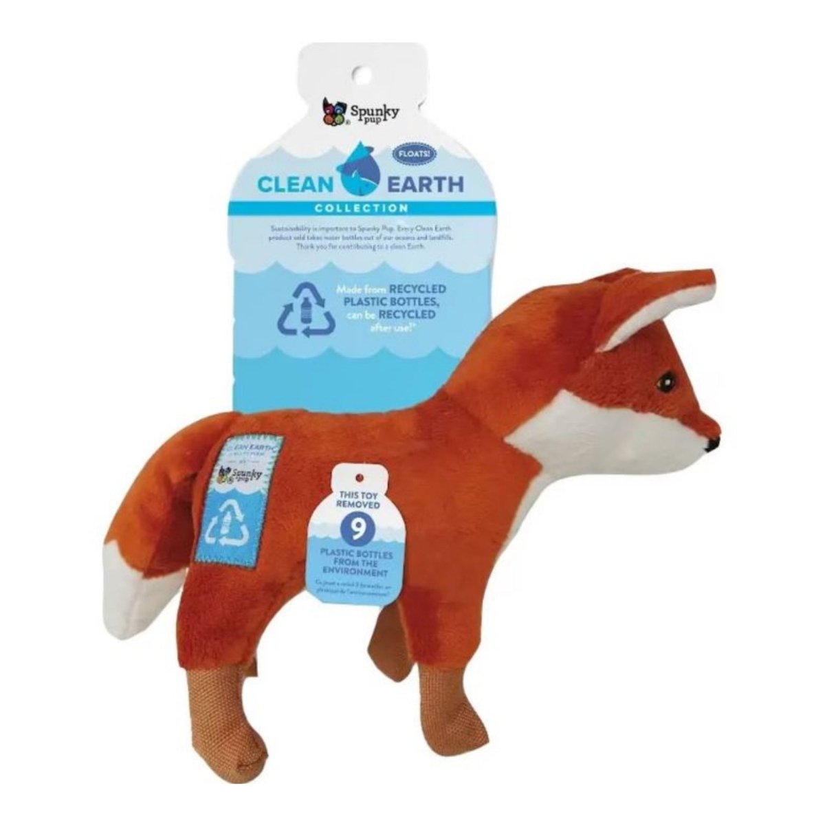 Earth Recycled Plush Toy Fox Large - Pets Perfect