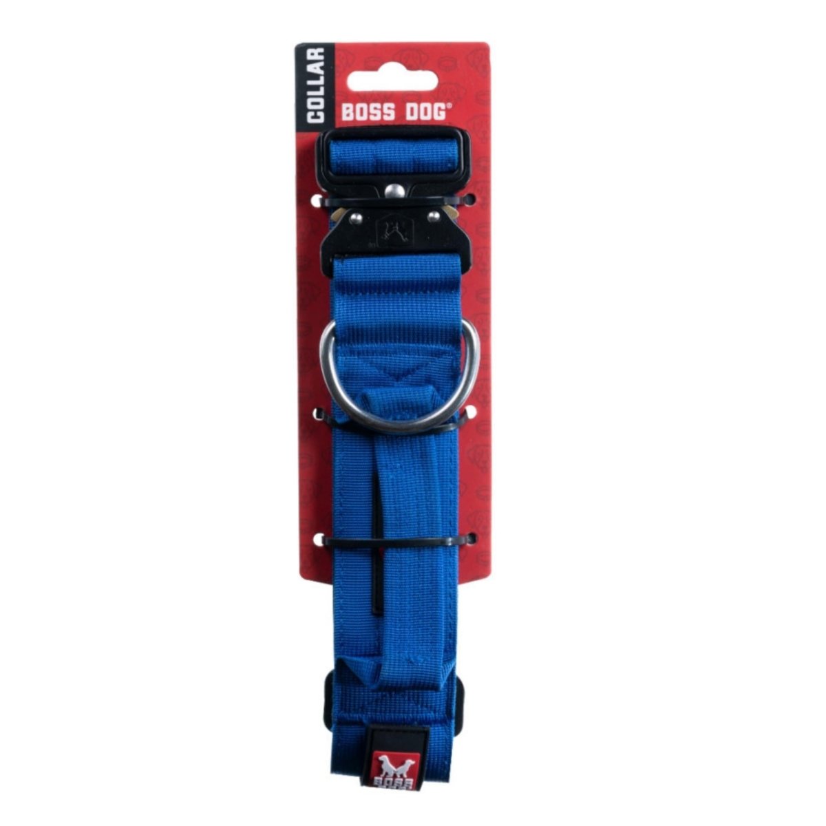 Boss Dog Tactical Adjustable Dog Collar Blue, 1ea/XL, 2028 in - Pets Perfect