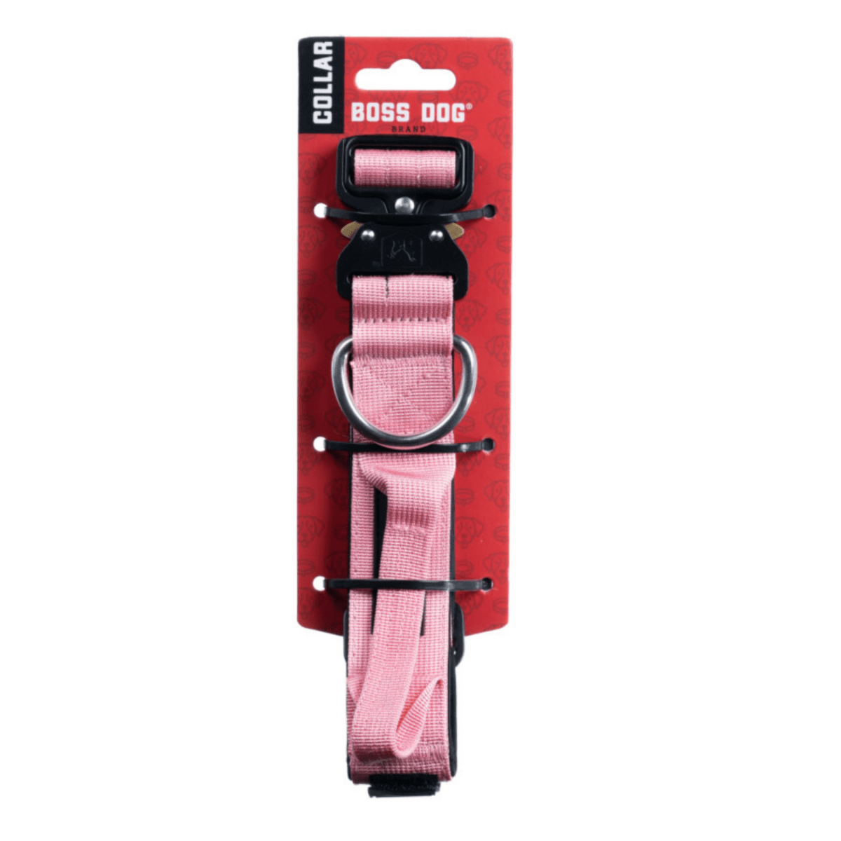 Boss Dog Tactical Adjustable Dog Collar Pink, 1ea/MD, 1518 in - Pets Perfect