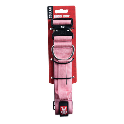 Boss Dog Tactical Adjustable Dog Collar Pink, 1ea/XLarge, 20-28 in Default Title