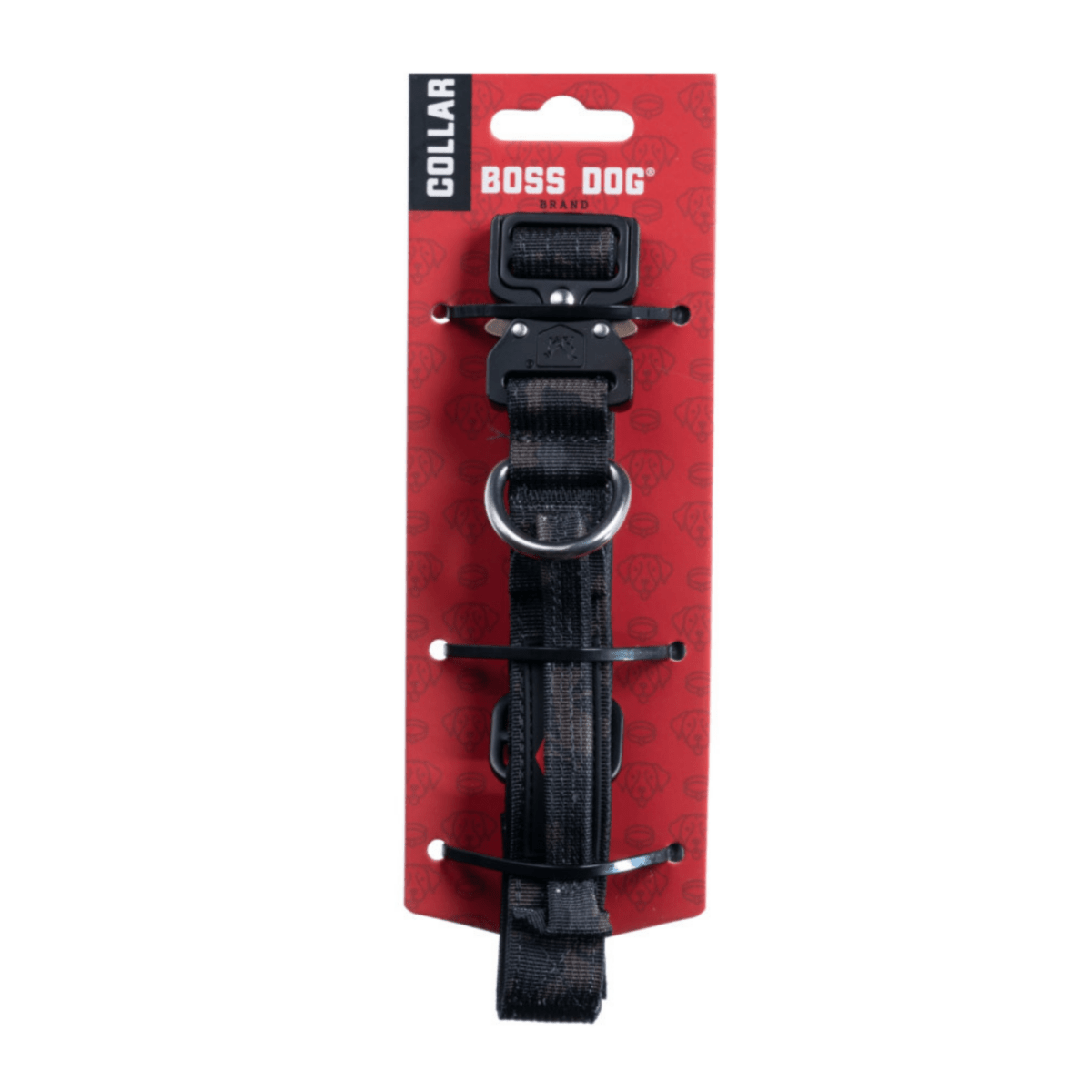Boss Dog Tactical Adjustable Dog Collar Black Camo, 1ea/SM, 1316 in - Pets Perfect