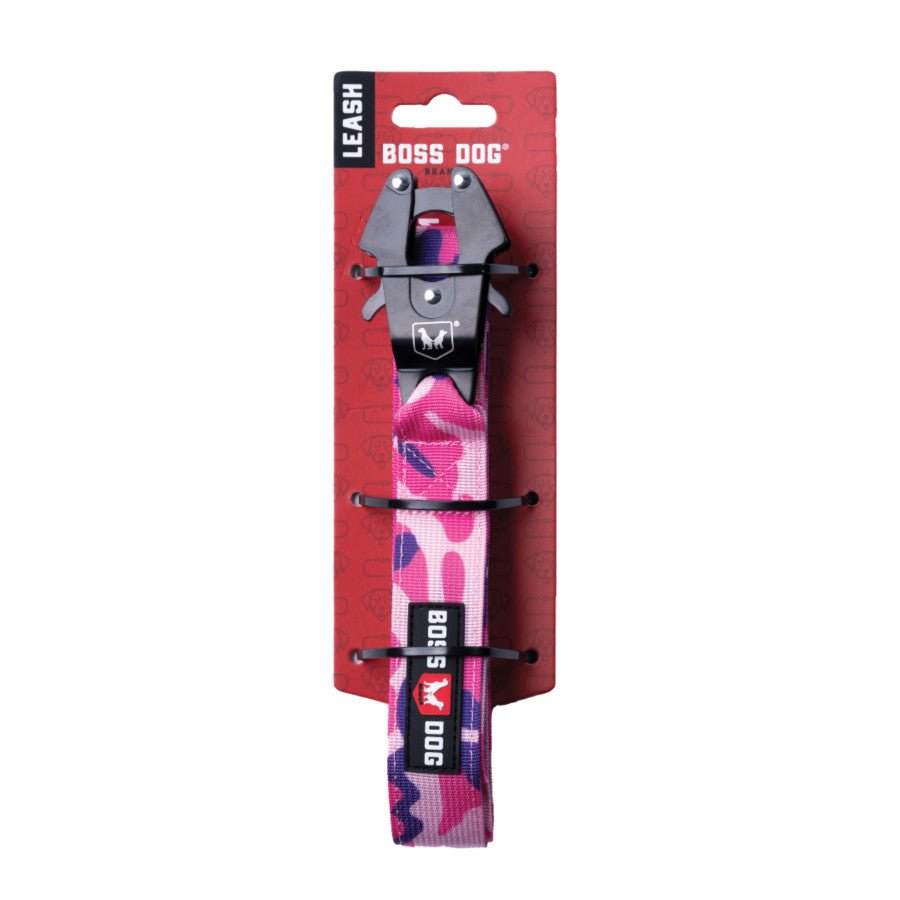 Boss Dog Tactical Dog Leash Pink Camo, 1ea/4 ft - Pets Perfect