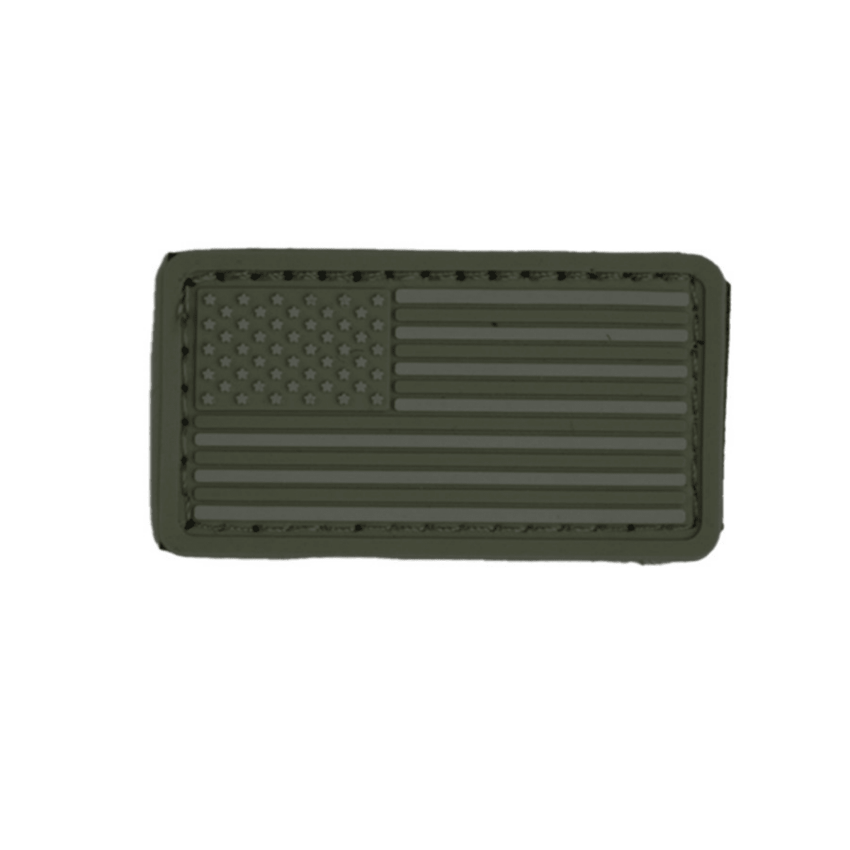 Boss Dog Tactical Collar Patch Green USA Flag, 1ea/One Size - Pets Perfect