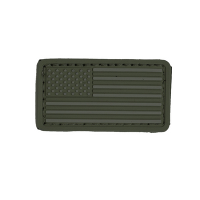 Boss Dog Tactical Collar Patch Green USA Flag, One Size (Case of 6) Default Title