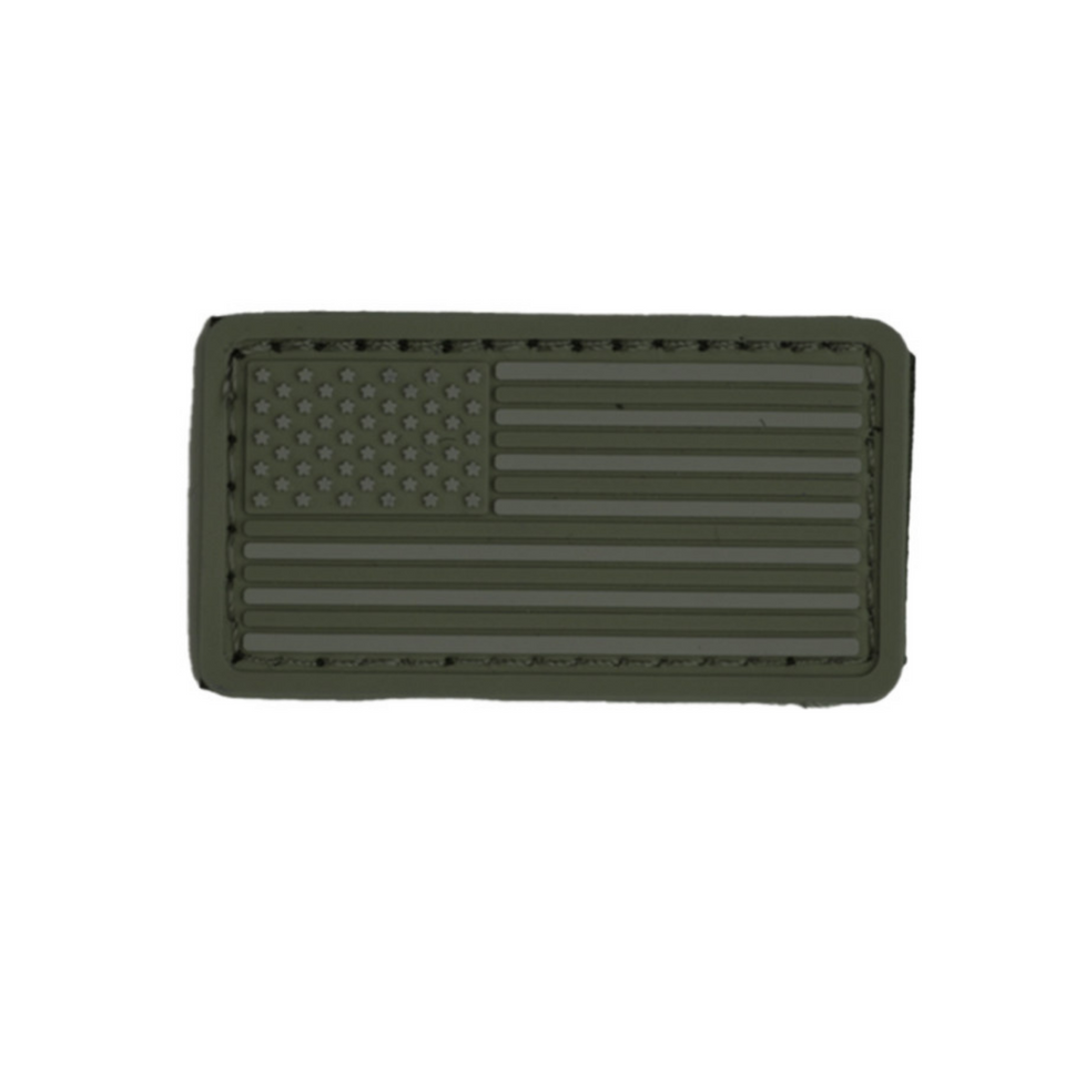 Boss Dog Tactical Collar Patch Green USA Flag, One Size (Case of 6) Default Title