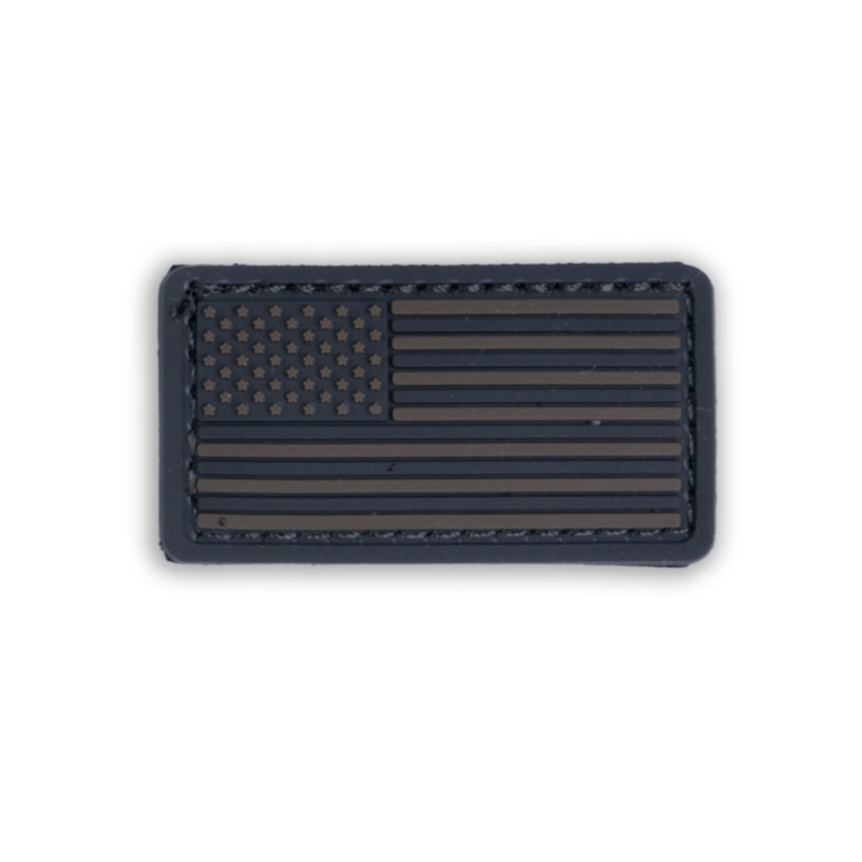 Boss Dog Tactical Collar Patch Black Stealth USA Flag, One Size (Case of 6) Default Title