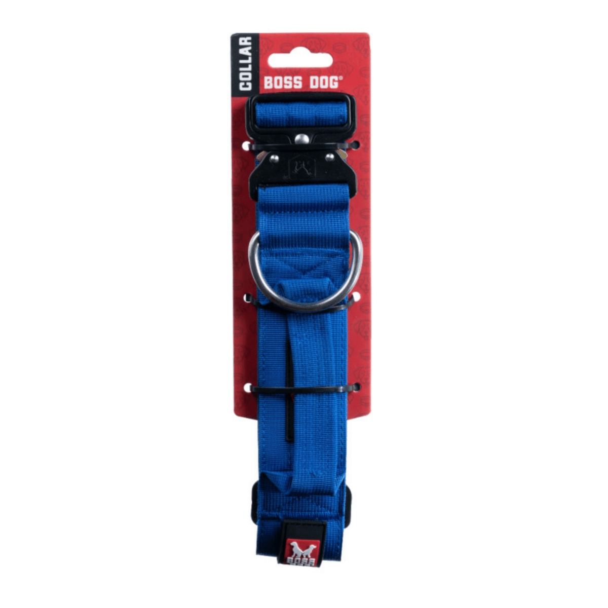 Boss Dog Tactical Adjustable Dog Collar Blue, 1ea/LG, 1722 in - Pets Perfect