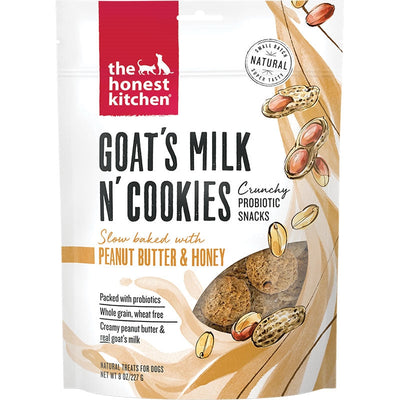 The Honest Kitchen Dog Goats Milk N Cookies Peanut Butter And Honey 8 oz