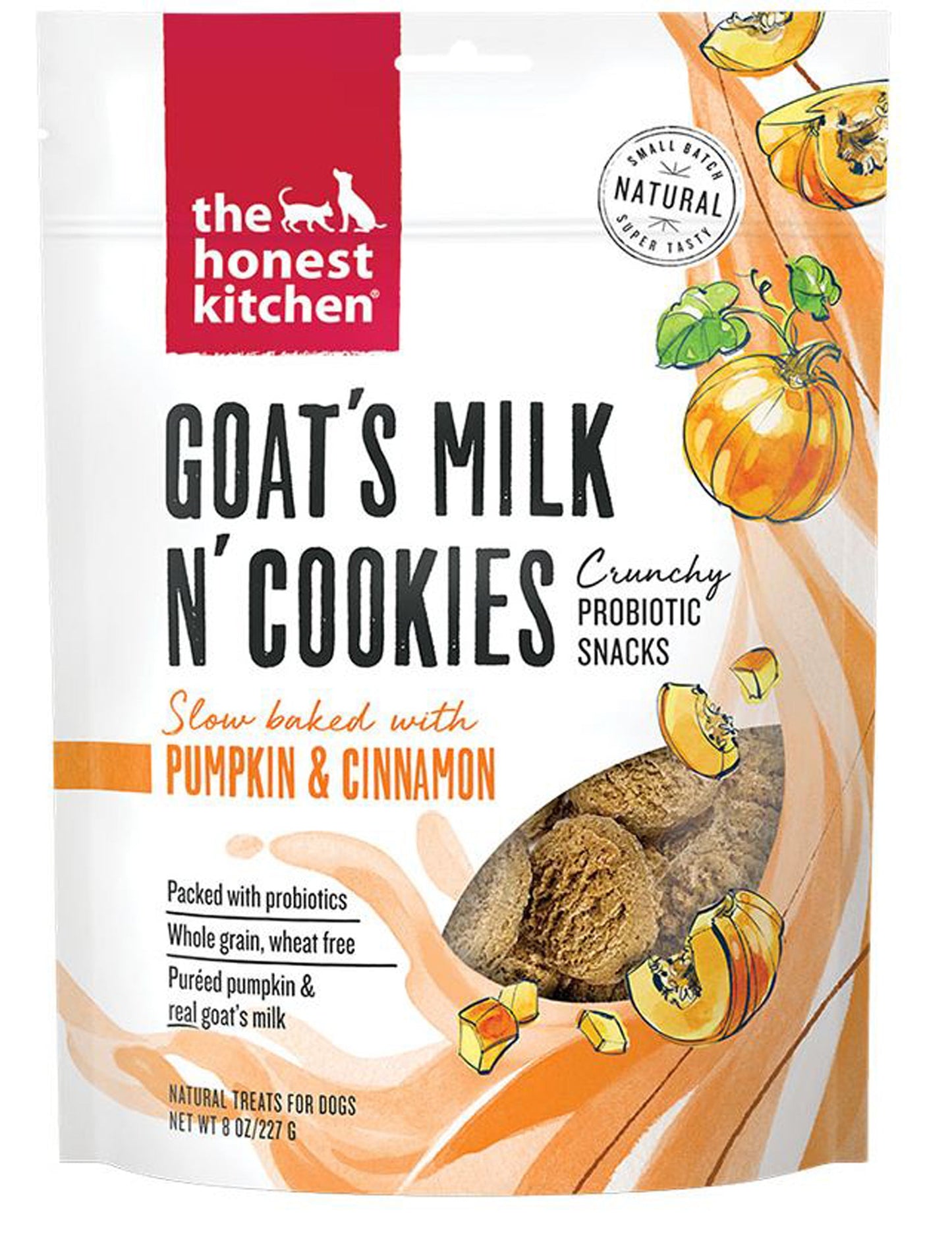 The Honest Kitchen Dog Goats Milk N Cookies Pumpkin And Cinnamon 8 oz