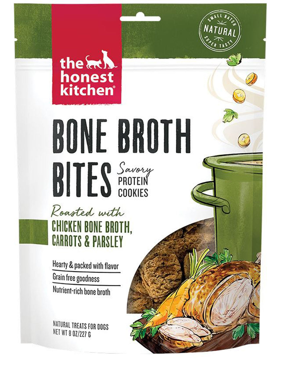 The Honest Kitchen Dog Bone Broth Bites Chicken 8 oz